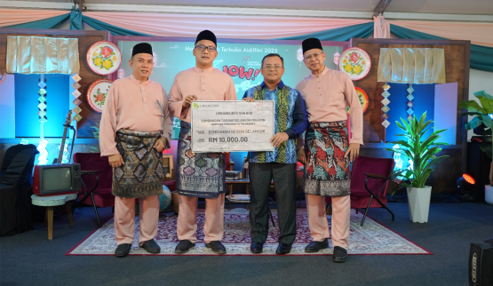 Urbancubes Sdn Bhd Serah Sumbangan RM10,000 kepada Mangsa Kebakaran Putra Heights